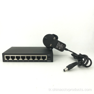 En iyi Fiyat 10/100/1000 Mbps 8 Ethernet Anahtarı